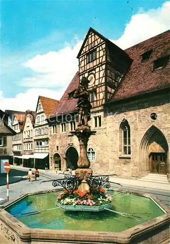 AK / Ansichtskarte Reutlingen_Tuebingen Kaiser Maximilianbrunnen Reutlingen Tuebingen