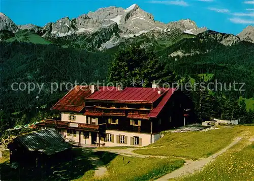 AK / Ansichtskarte Garmisch Partenkirchen Berggasthof Eckbauer Garmisch Partenkirchen