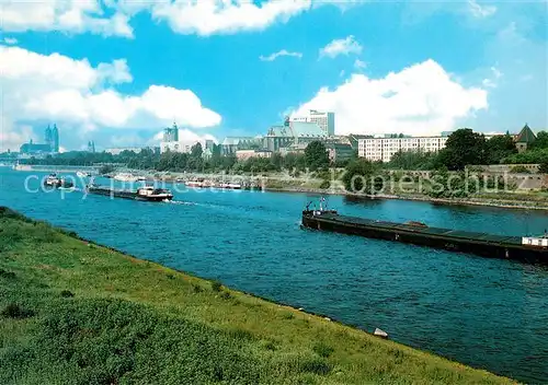 AK / Ansichtskarte Magdeburg Panorama Elbe Magdeburg