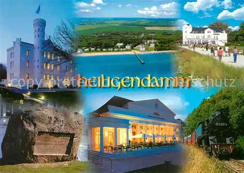 AK / Ansichtskarte Heiligendamm_Ostseebad Schloss Fliegeraufnahme Campingplatz  Heiligendamm_Ostseebad