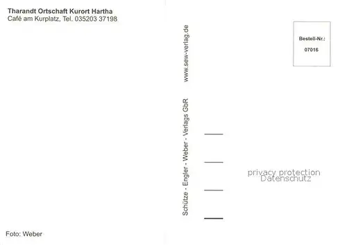 AK / Ansichtskarte Hartha_Tharandt Cafe am Kurplatz Villa Heinrichs Eck Kneippanlage Sonnenbad Hartha Tharandt