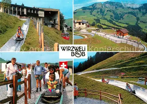 AK / Ansichtskarte Wirzweli Bobbahn Wirzweli