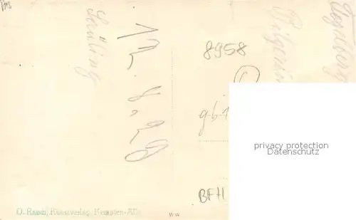 AK / Ansichtskarte Fuessen_Allgaeu Panorama Fuessen Allgaeu