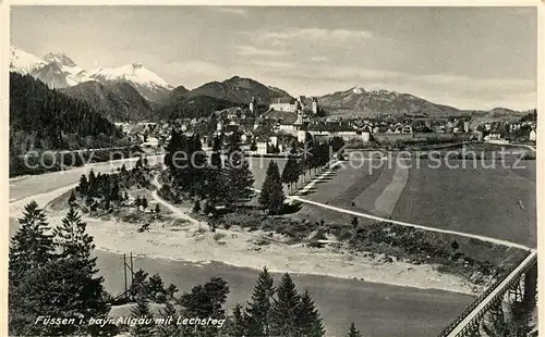 AK / Ansichtskarte Fuessen_Allgaeu Lechsteg Fuessen Allgaeu