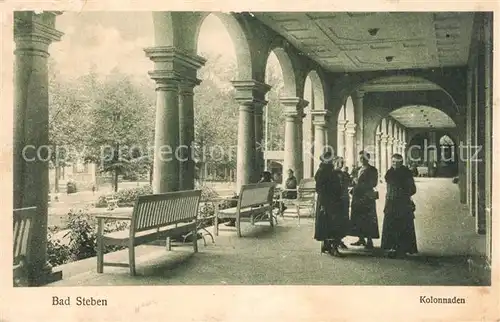 AK / Ansichtskarte Bad_Steben Kolonnaden Bad_Steben