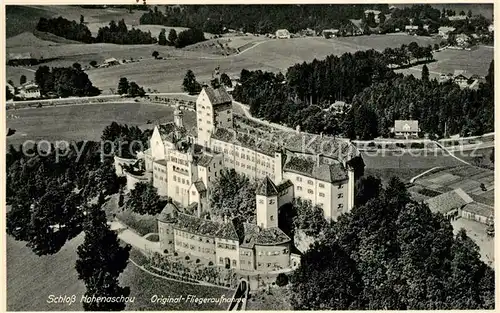 AK / Ansichtskarte Hohenaschau_Chiemgau Fliegeraufnahme Schloss Hohenaschau Chiemgau