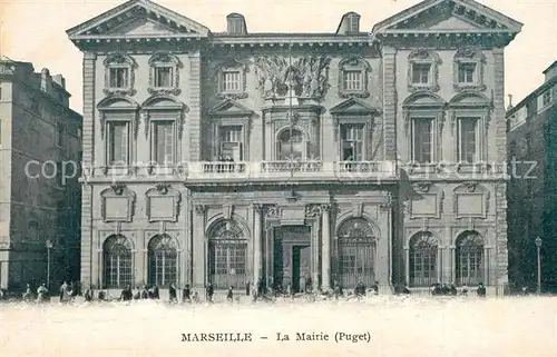AK / Ansichtskarte Marseille_Bouches du Rhone La Mairie Marseille