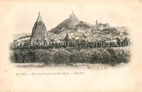 AK / Ansichtskarte Le_Puy en Velay Panorama Pont Neuf Le_Puy en Velay