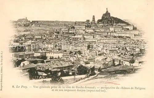 AK / Ansichtskarte Le_Puy en Velay Panorama Roche Arnaud Le_Puy en Velay
