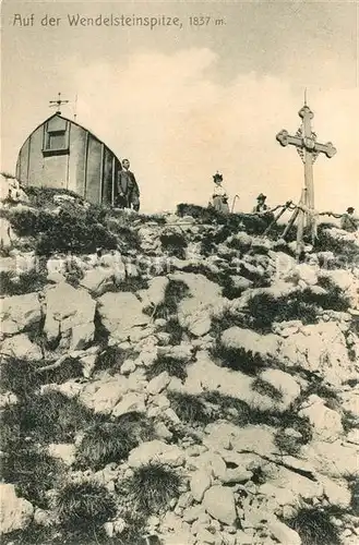 AK / Ansichtskarte Wendelstein_Berg Gipfelkreuz Wendelstein_Berg