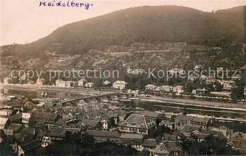 AK / Ansichtskarte Heidelberg_Neckar Panorama Heidelberg Neckar