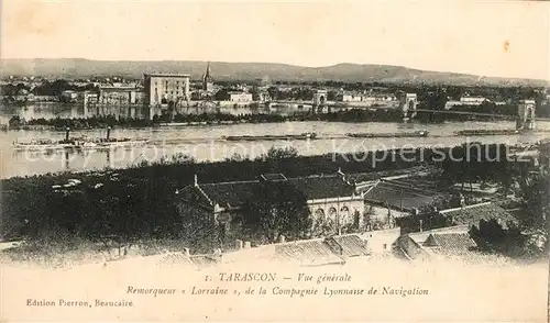 AK / Ansichtskarte Tarascon_Bouches du Rhone Panorama Tarascon Bouches du Rhone