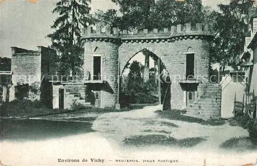 AK / Ansichtskarte Vichy_Allier Eingang Vichy Allier