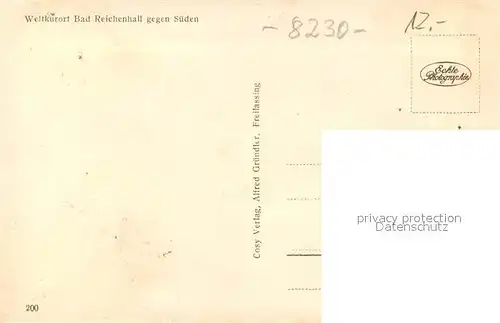 AK / Ansichtskarte Bad_Reichenhall Sankt Zeno Panorama Bad_Reichenhall