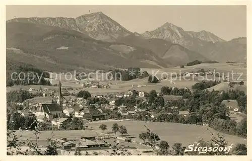AK / Ansichtskarte Siegsdorf_Oberbayern Panorama Siegsdorf Oberbayern