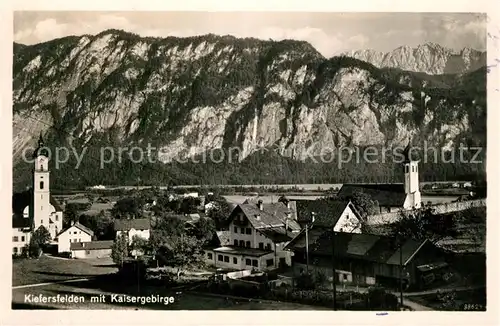 AK / Ansichtskarte Kiefersfelden Kaisergebirge Panorama Kiefersfelden