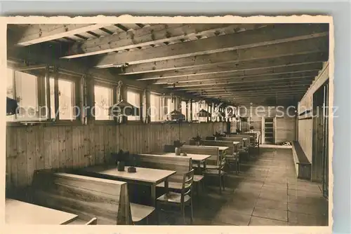 AK / Ansichtskarte Schliffkopfhaus Gedaechtnishaus Speiseraum Schliffkopfhaus