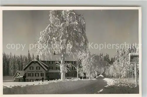 AK / Ansichtskarte Oppenau Hoehenhotel Zuflucht Winter Oppenau