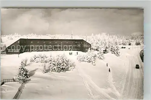 AK / Ansichtskarte Schliffkopfhaus Winterlandschaft Schliffkopfhaus