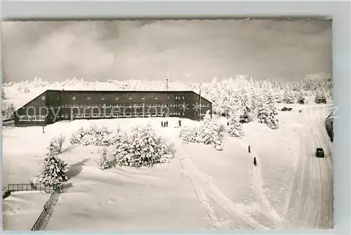 AK / Ansichtskarte Schliffkopfhaus Winterlandschaft Schliffkopfhaus