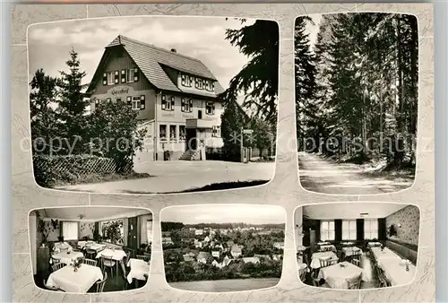 AK / Ansichtskarte Untermusbach_Freudenstadt Gasthof Pension Merzenberg Untermusbach_Freudenstadt