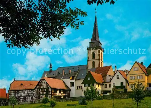 AK / Ansichtskarte Oberursel_Taunus Herrenmuehle Kirche Sankt Ursula Oberursel Taunus