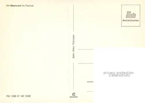 AK / Ansichtskarte Oberursel_Taunus Stadttor Schwimmbad Wasserfontaene Busbahnhof  Oberursel Taunus