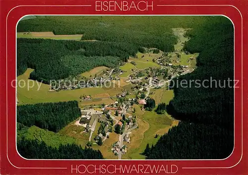 AK / Ansichtskarte Eisenbach_Schwarzwald Fliegeraufnahme Eisenbach Schwarzwald