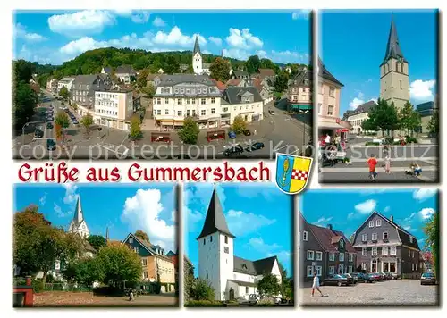 AK / Ansichtskarte Gummersbach Ortsansichten Kirchen Gummersbach