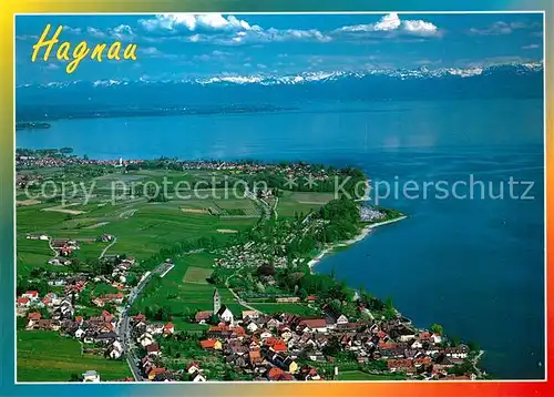 AK / Ansichtskarte Hagnau_Bodensee Fliegeraufnahme Hagnau Bodensee