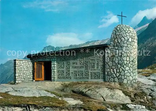 AK / Ansichtskarte Grimsel_Passhoehe Kapelle St Christophorus Grimsel Passhoehe