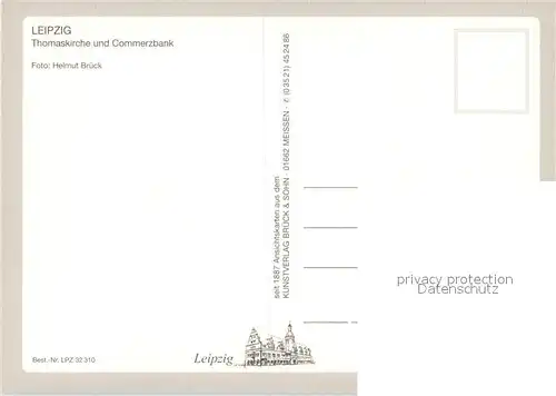 AK / Ansichtskarte Leipzig Thomaskirche Commerzbank Leipzig