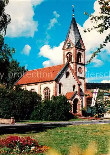 AK / Ansichtskarte Lauda Koenigshofen Evangelische Stadtkirche Lauda Koenigshofen