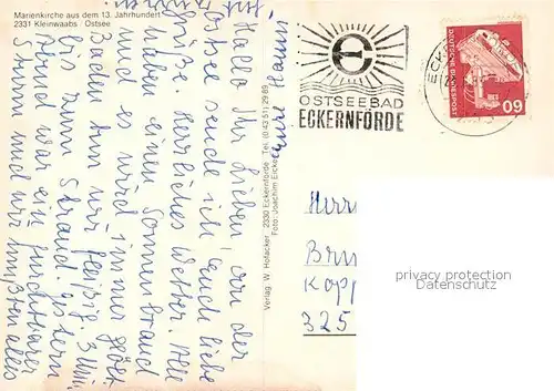 AK / Ansichtskarte Kleinwaabs Marienkirche Kleinwaabs