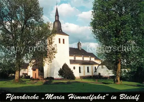 AK / Ansichtskarte Bleialf Pfarrkirche Maria Himmelfahrt Bleialf