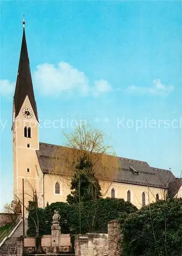 AK / Ansichtskarte Bernau_Chiemsee Pfarrkirche Sankt Laurentius Bernau Chiemsee