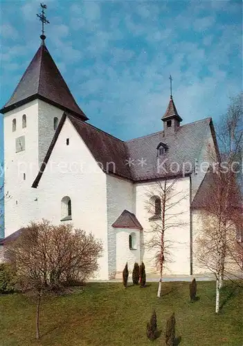 AK / Ansichtskarte Berghausen_Schmallenberg Katholische Pfarrkirche Sankt Cypriacus Berghausen_Schmallenberg