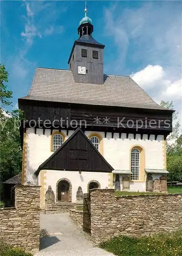 AK / Ansichtskarte Grossrueckerswalde Wehrgangkirche Grossrueckerswalde