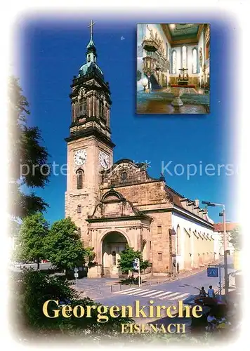 AK / Ansichtskarte Eisenach_Thueringen Georgenkirche Haupt Stadt und Pfarrkirche Eisenach Thueringen
