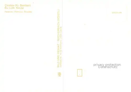 AK / Ansichtskarte Crostau Evangelisch Lutherische Kirche Crostau