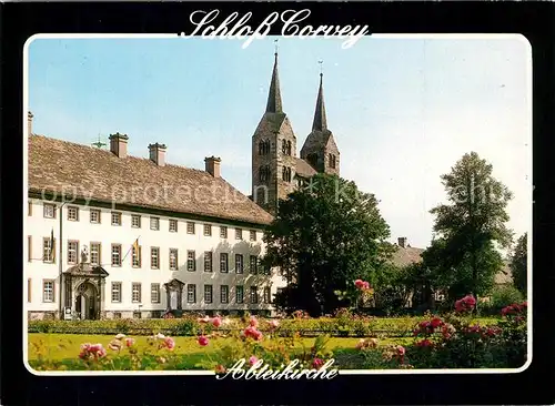 AK / Ansichtskarte Corvey Schloss ehemalige gefuerstete Reichsabtei Corvey