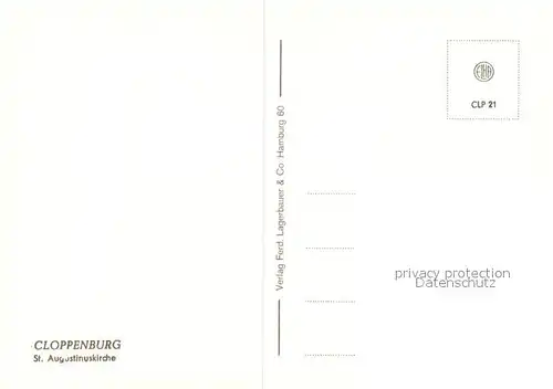 AK / Ansichtskarte Cloppenburg Sankt Augustinuskirche Cloppenburg