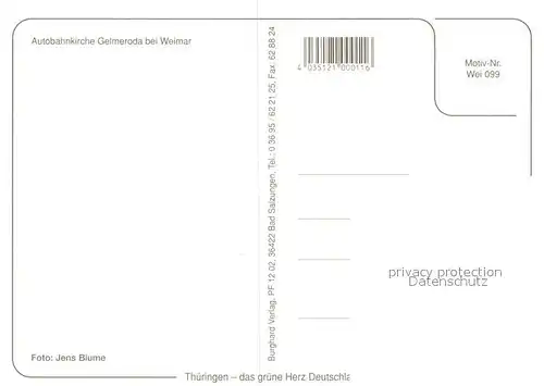 AK / Ansichtskarte Gelmeroda Autobahnkirche Nacht Gelmeroda