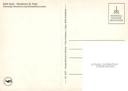 AK / Ansichtskarte Kastl_St Pfarrkirche Sankt Peter Kastl_St
