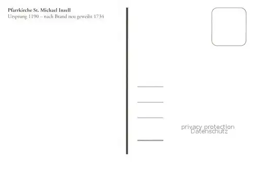 AK / Ansichtskarte Inzell Pfarrkirche Sankt Michael Inzell