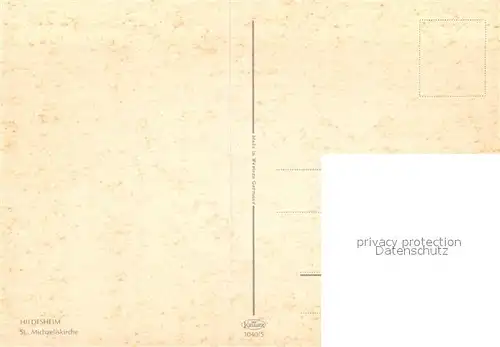 AK / Ansichtskarte Hildesheim Michaeliskirche Hildesheim