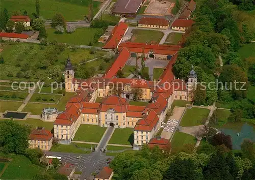 AK / Ansichtskarte Eichenzell Fliegeraufnahme Schloss Fasanerie Eichenzell