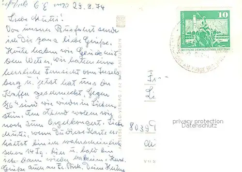 AK / Ansichtskarte Grosser_Inselsberg Sender Aussichtsturm HO Gaststaette Berggasthof Grosser Inselsberg