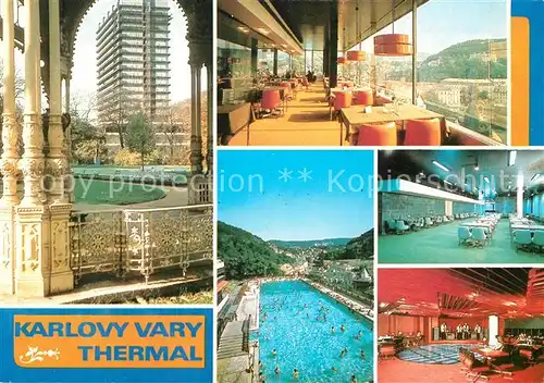 AK / Ansichtskarte Karlovy_Vary Lazenske sanatorium Thermal Thermalbad Sanatorium Karlovy Vary