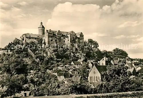 AK / Ansichtskarte Ranis Blick zur Burg Ranis